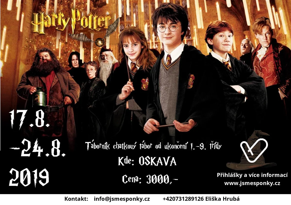 Plakát Táborník 2019 - Harry Potter