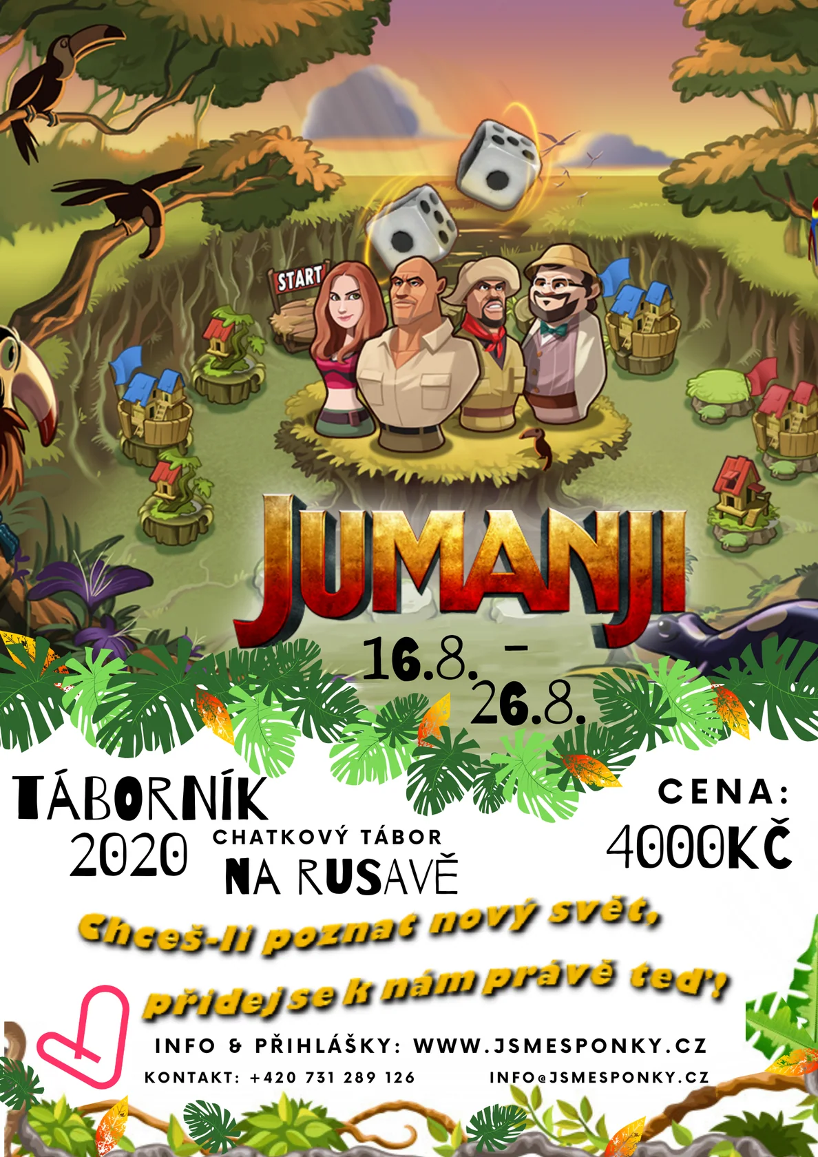 Plakát Táborník 2020 - Jumanji