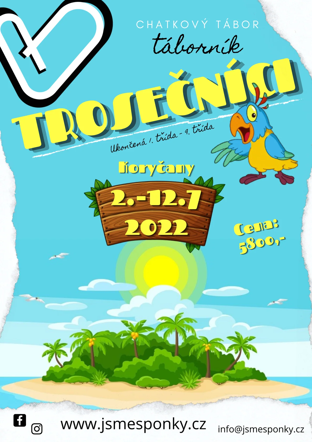 Plakát Táborník 2022 - Trosečníci