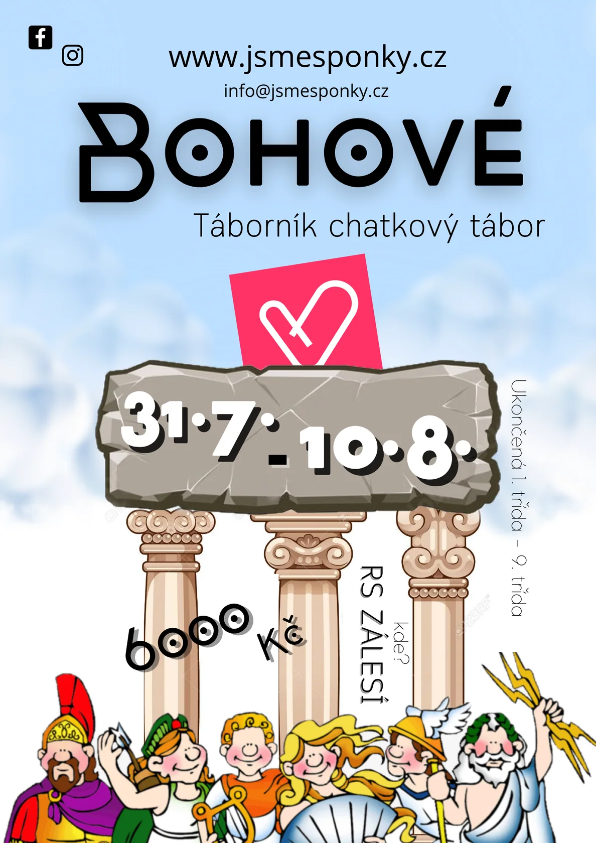 Plakát Táborník 2023 - Bohové