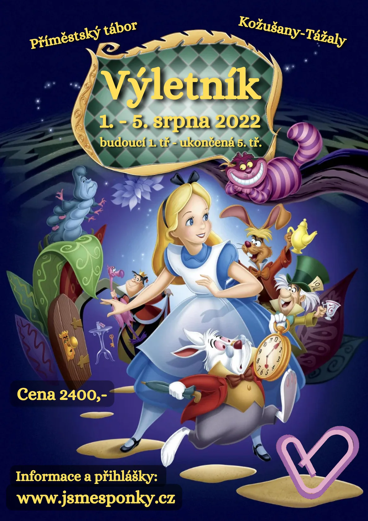 Plakát Výletník 2022 - V říši divů